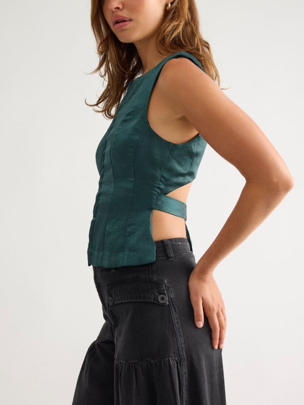 FREE PEOPLE Odessa Top / Midnight Mountain - Picture 2 of 6